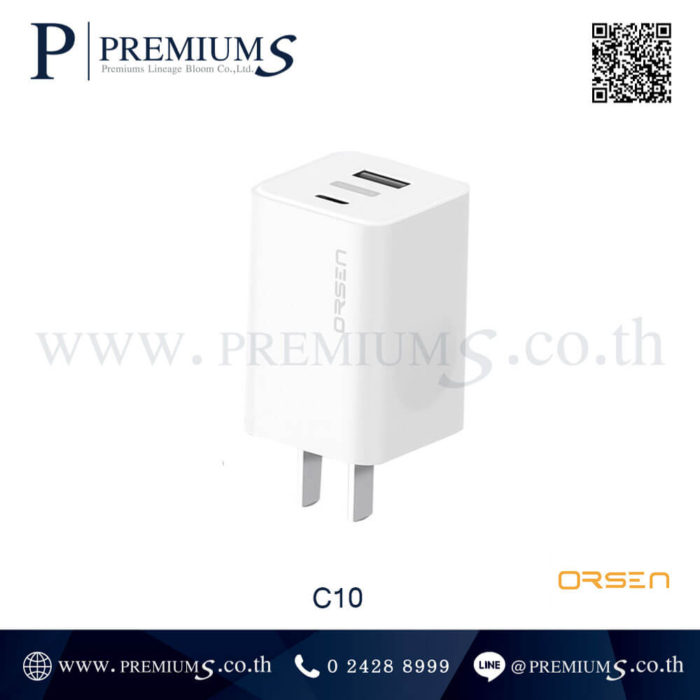 Adapter Fast Charge PD 30W สีขาว