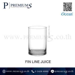 แก้วใส่น้ำผลไม้ Fin Line Juice แก้วใสทำของพรีเมี่ยม